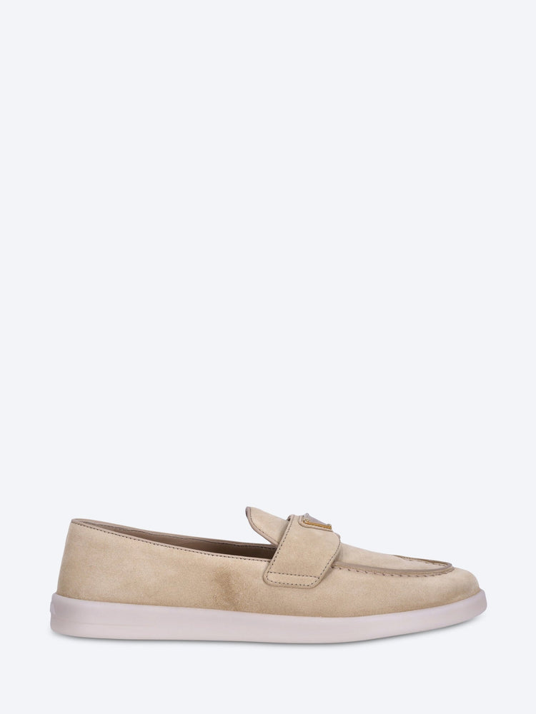 Suede leather loaffers 1