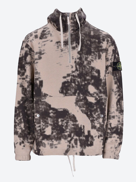 Sweat-shirt coton camouflage organisation