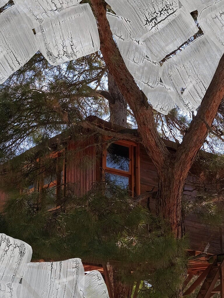 Bougie cabane dans les arbres 240g 3