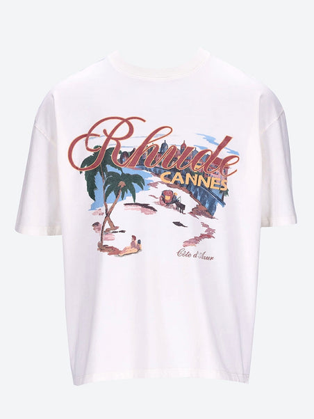 Cannes beach short sleeve t-shirt