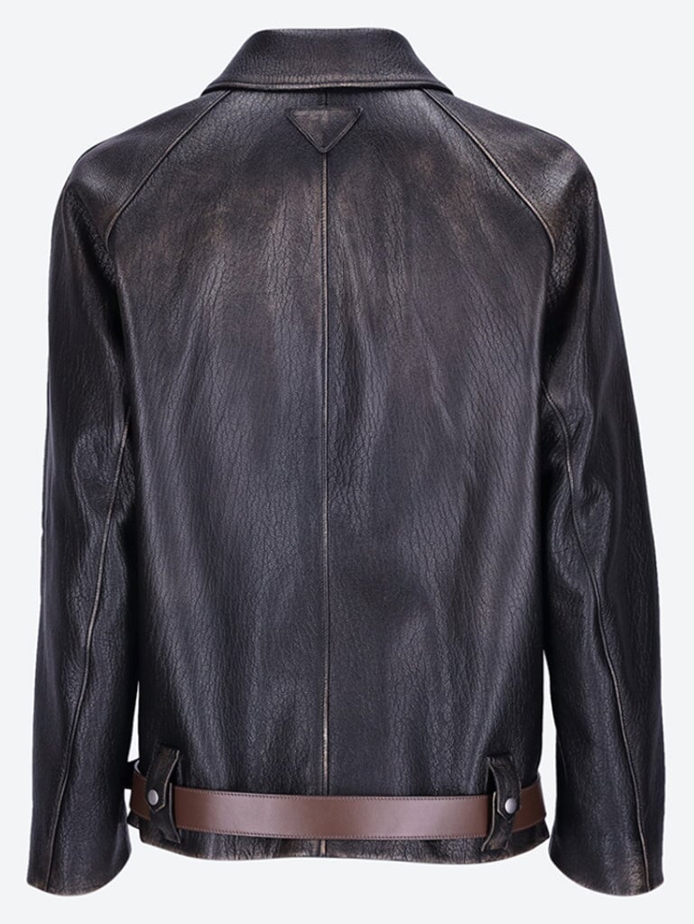 Veste de ceinture en cuir capra 3