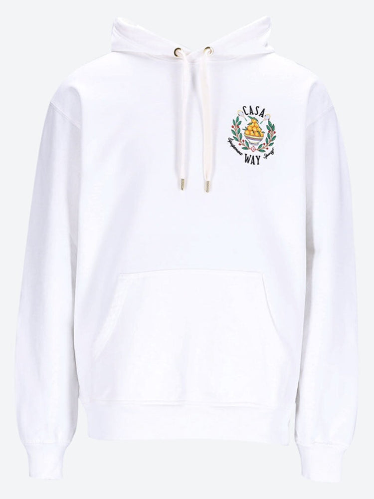 Casa way embroidered hoodie 1