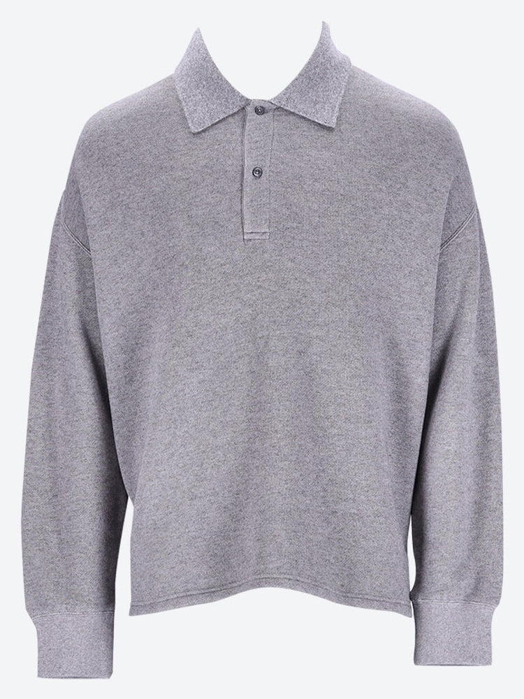 LOEWE MEN CLOTHING SWEATSHIRTS Sweat shirt de polo en cachemire en cachemire