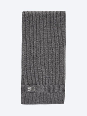 Cashmere wool scarf