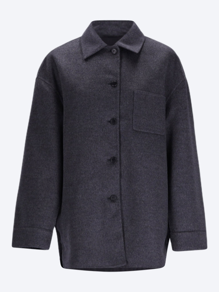 Doppelt überlackierter Cashwool-Stoff 1