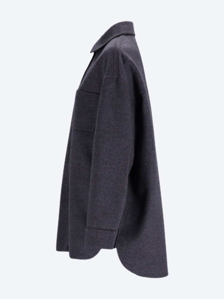 Doppelt überlackierter Cashwool-Stoff 3