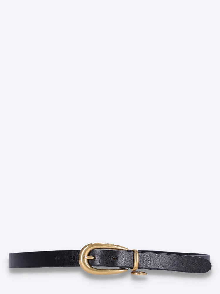 Ceinture fine en cuir charm Cassandre 1