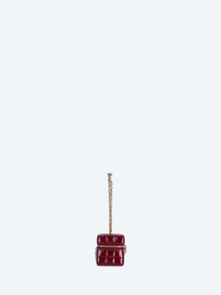 Cassandre matelasse carre mini cube on chain 2
