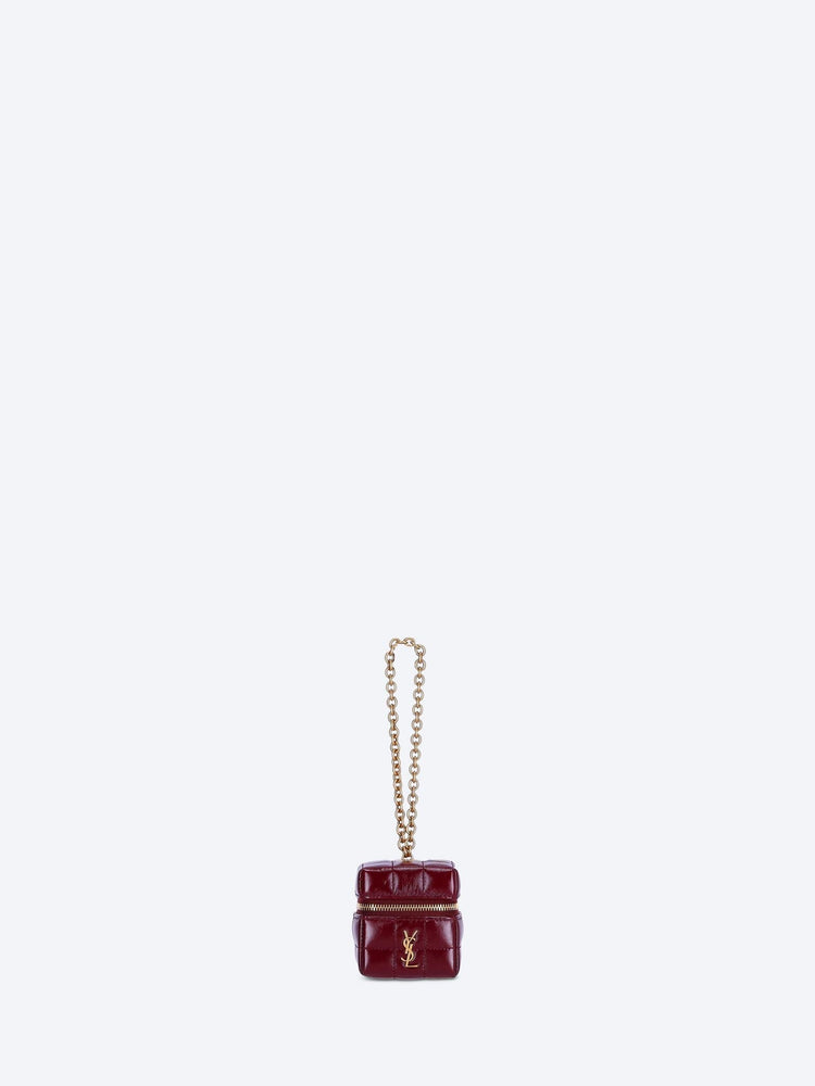 Cassandre matelasse carre mini cube on chain 1