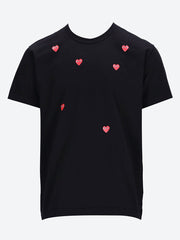 Cdg play many heart t-shirt ref: