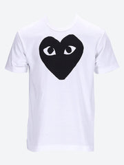 Cdg play t-shirt black heart ref: