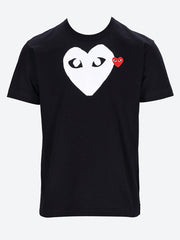 Cdg play t-shirt red heart ref: