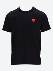 Cdg play t-shirt red heart ref: