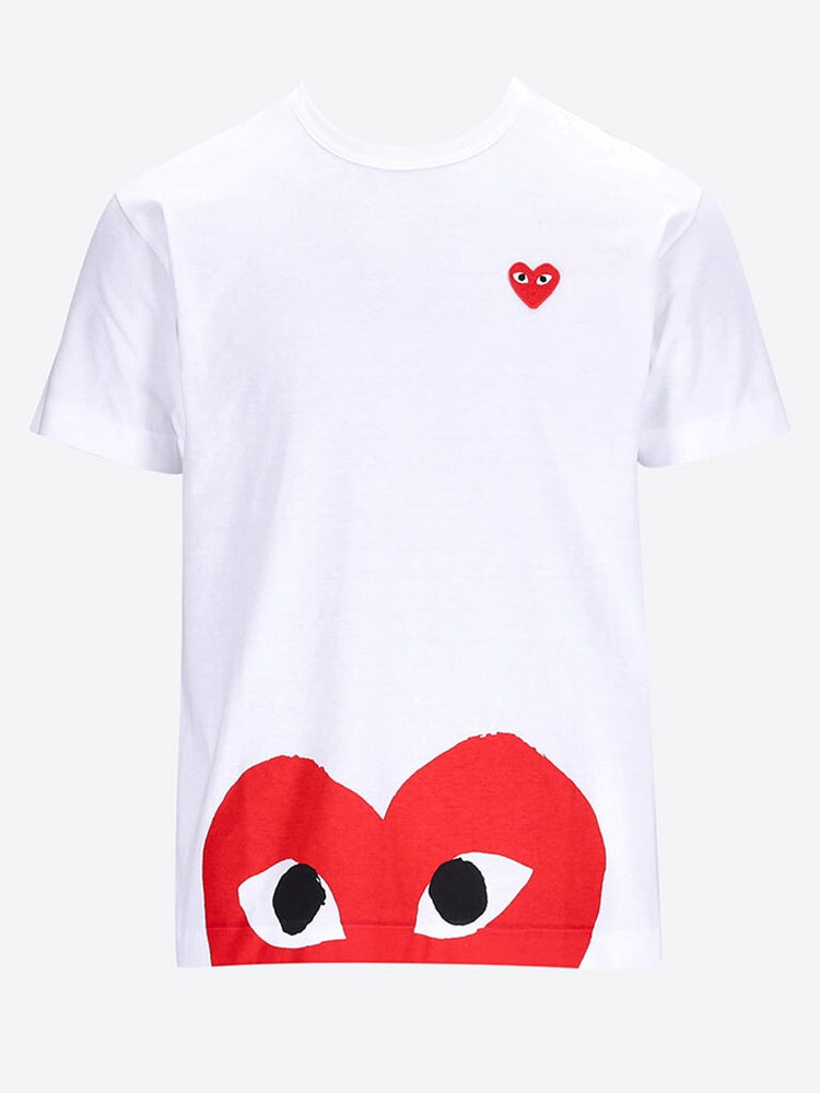 Cdg play t-shirt coeur rouge 1