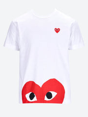 Cdg play t-shirt coeur rouge ref: