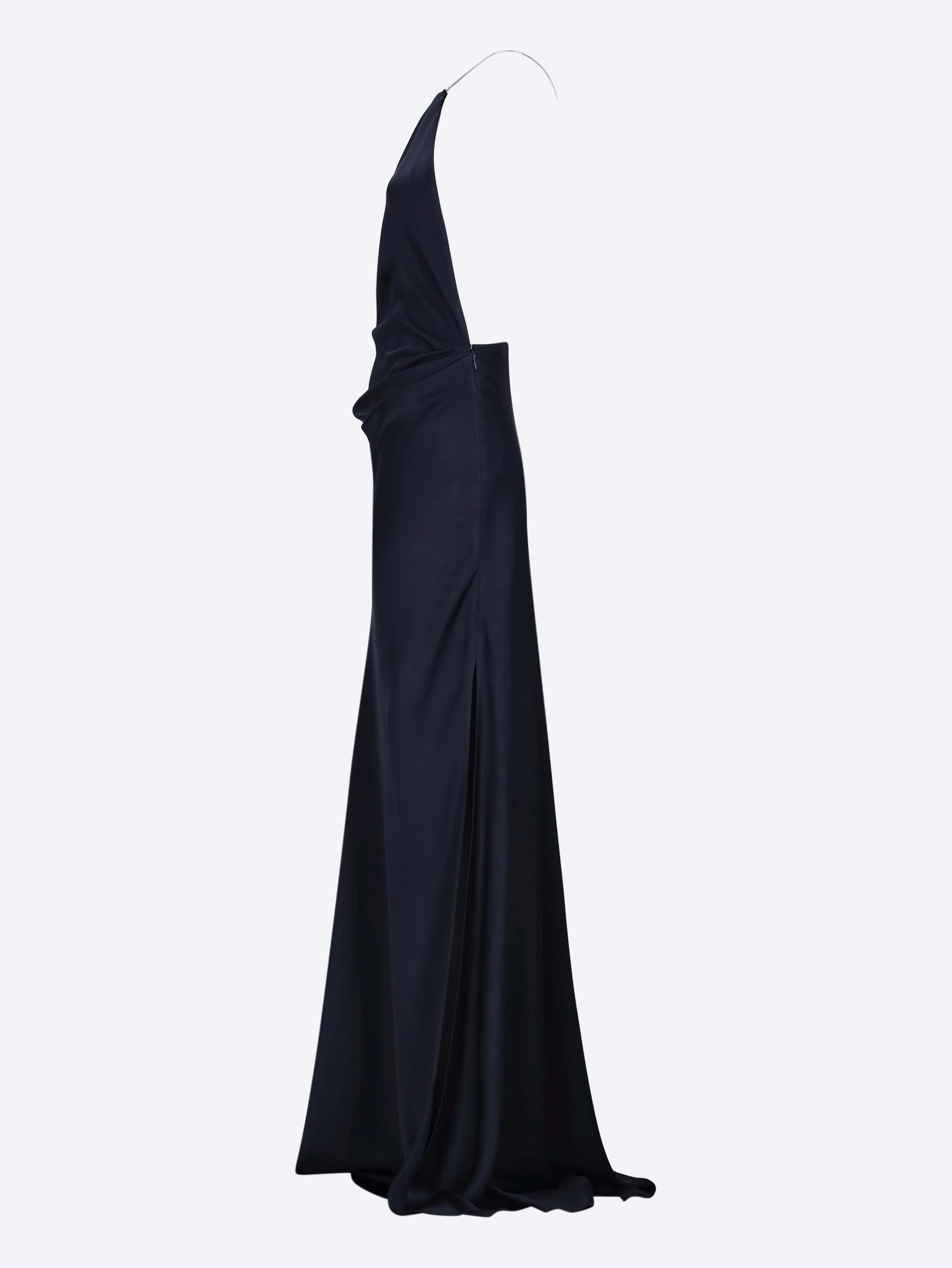 Chain detail halter gown 2
