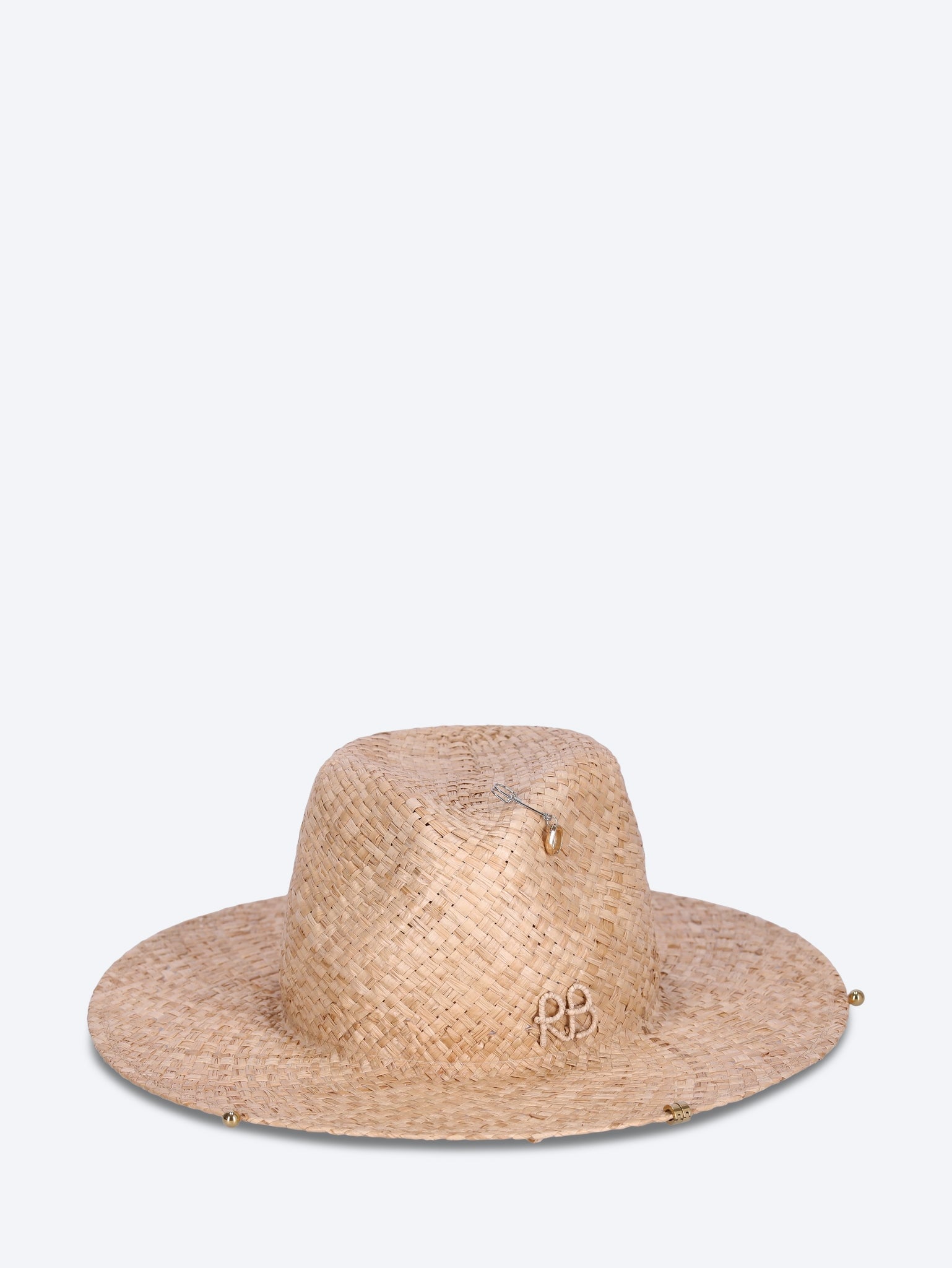 Chain strap fedora hat 2