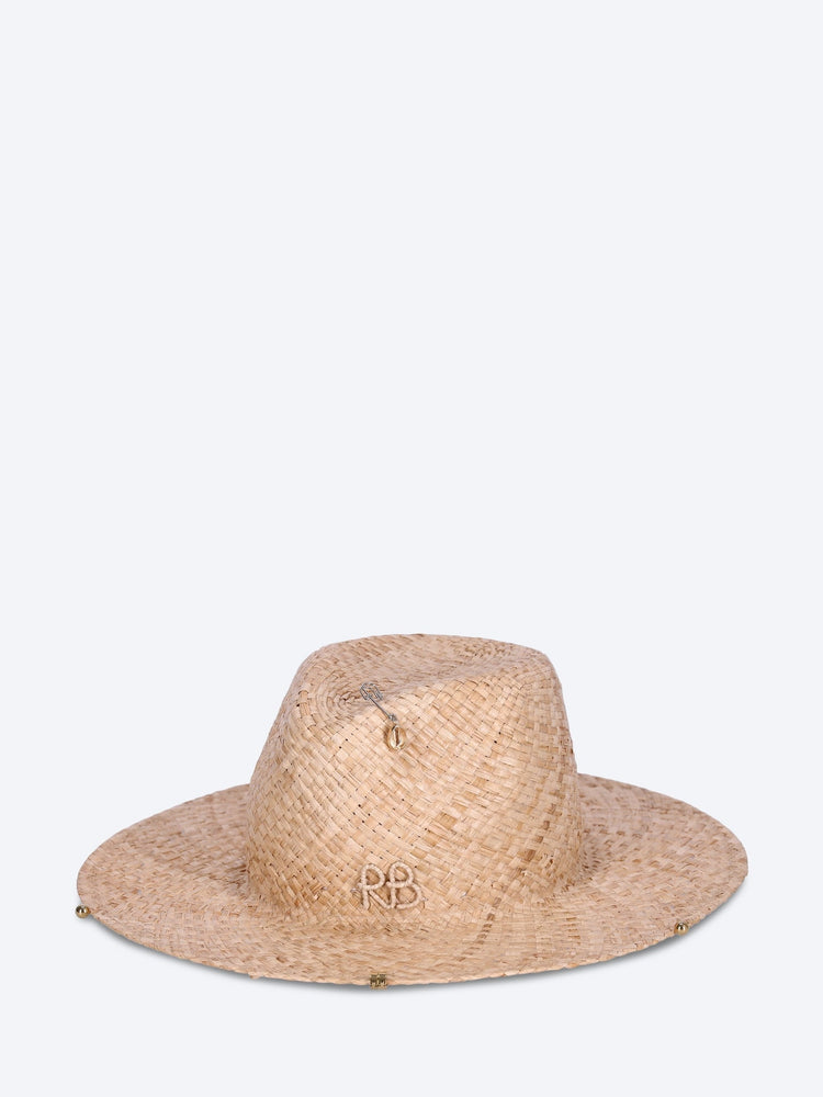 Chain strap fedora hat 3