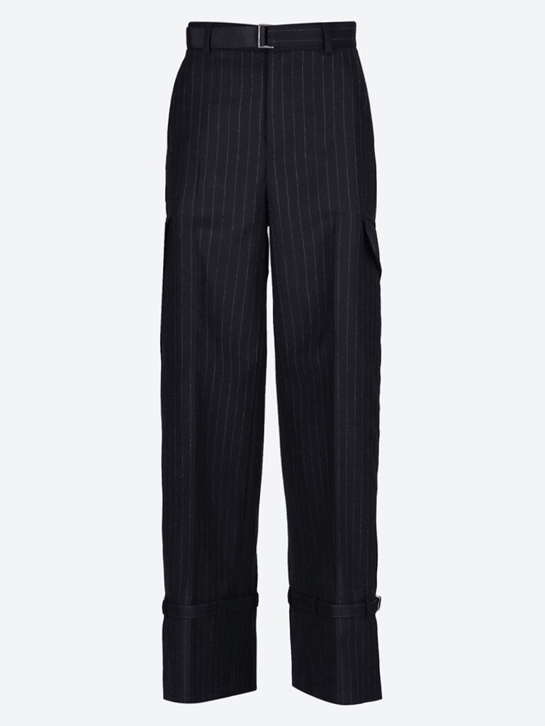 Chalk stripe pants 1