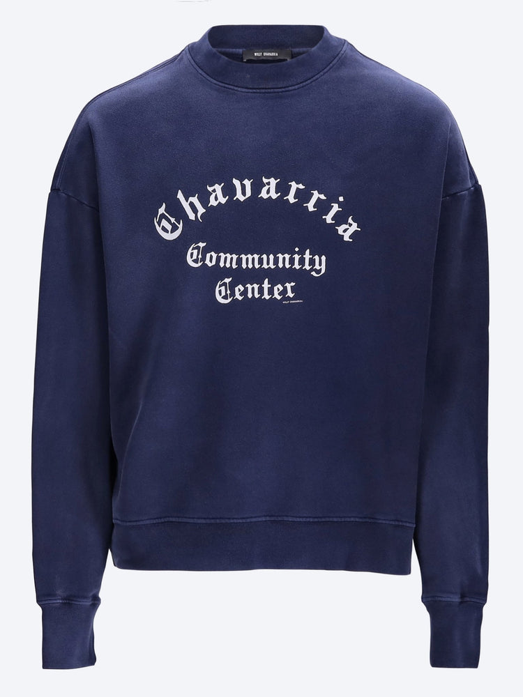 Chavarria community center crewneck sweaters 1