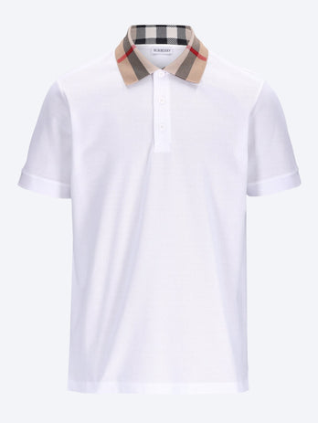 Check collar polo