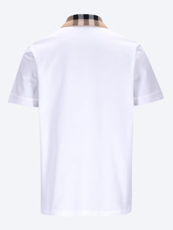 Check collar polo