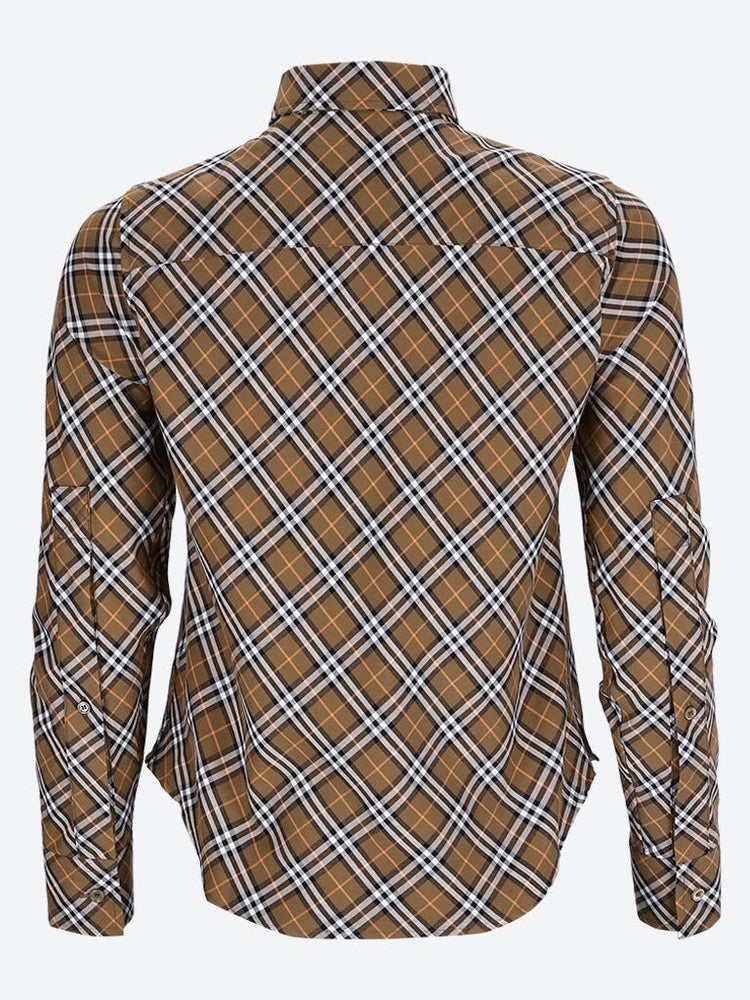 BURBERRY WOMEN CLOTHING SHIRTS Check long sleeve shirt