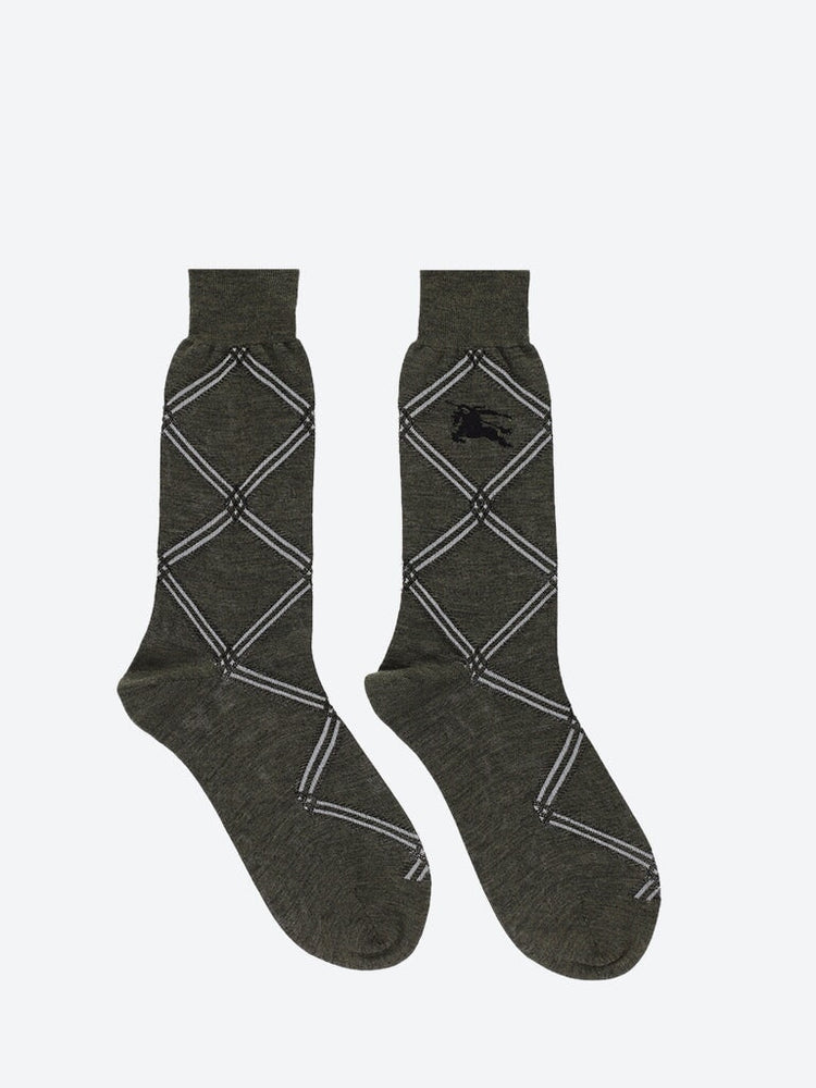 BURBERRY MEN CLOTHING SOCKS Check socks