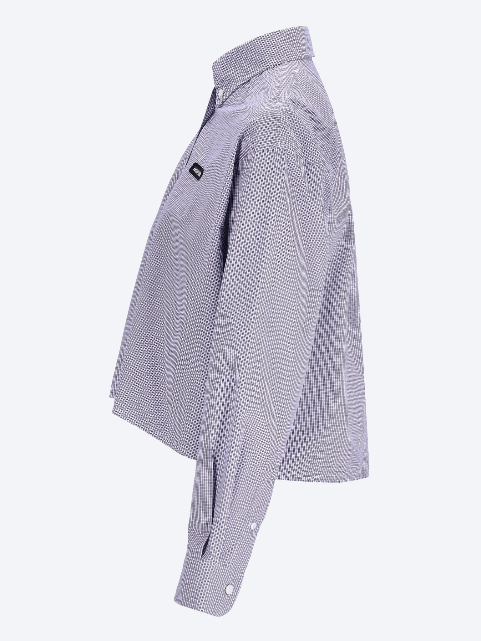 Checked poplin shirt 2