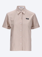 Checked poplin shirt ref: