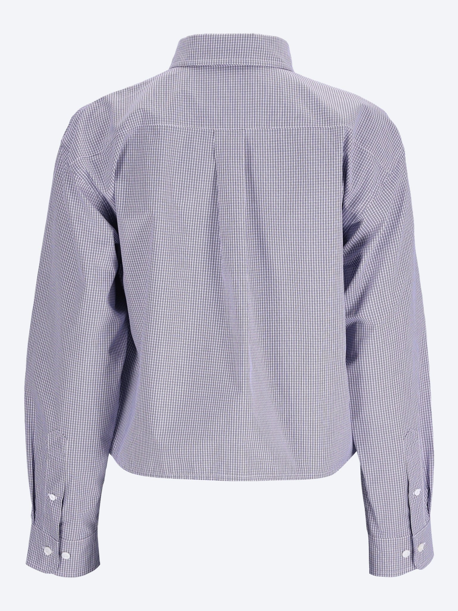 Checked poplin shirt 3