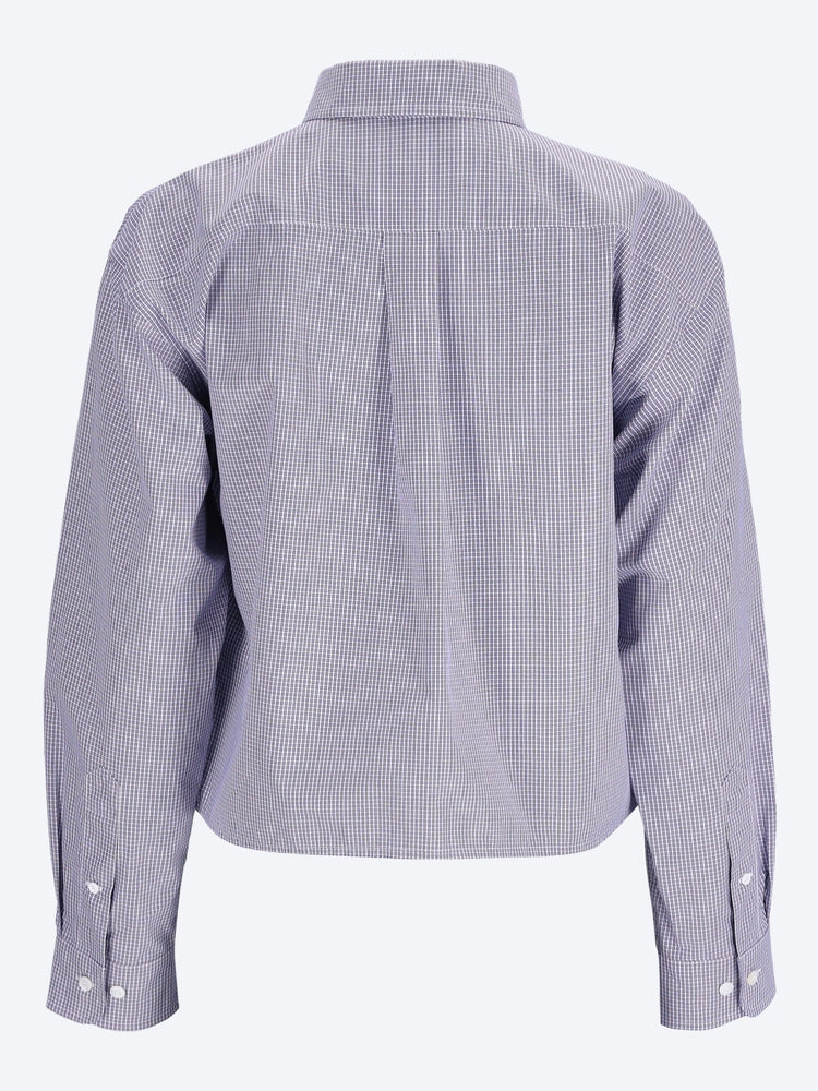 Checked poplin shirt 3