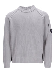 Linsenpullover aus Chenille-Baumwolle mit Rundhalsausschnitt ref: