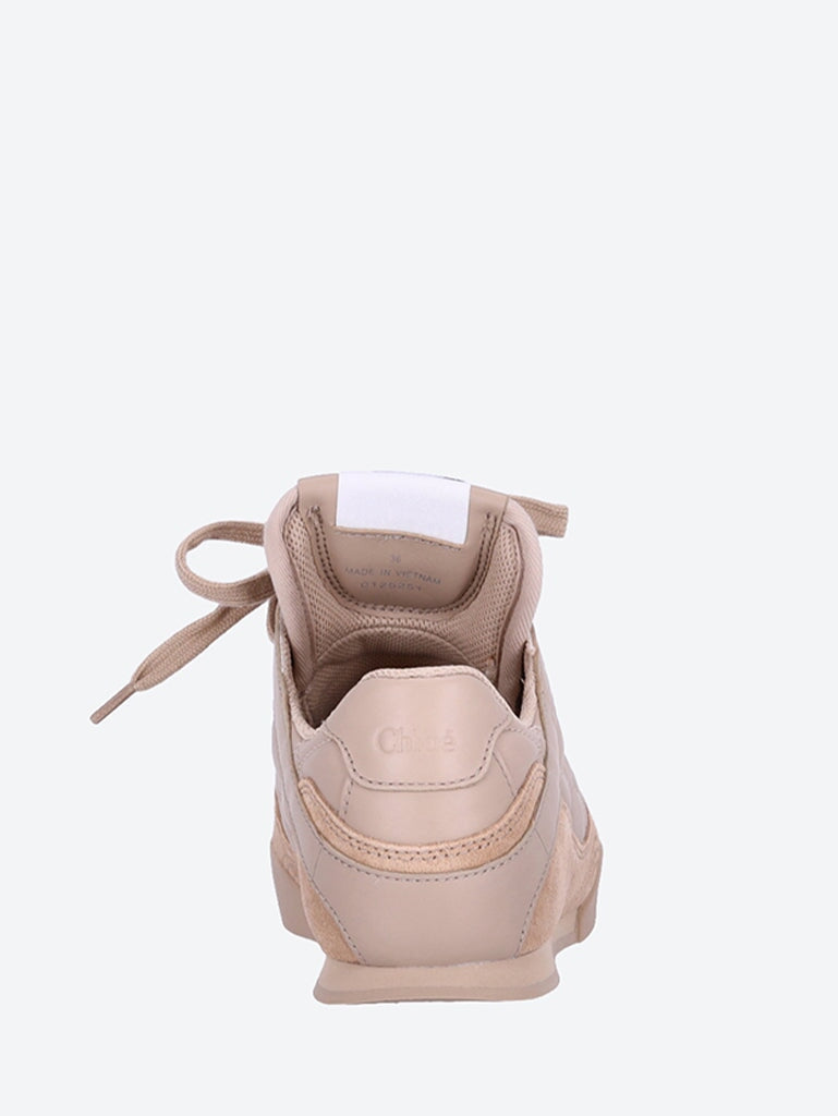 Chlo + ë kick-cuir baskets 5