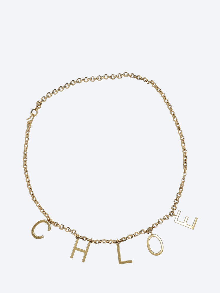 Chloe letters jewel belt 1