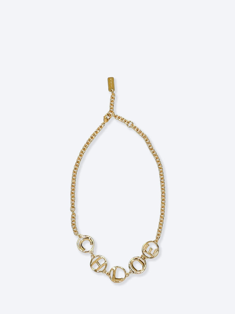 Chloe script necklace 1