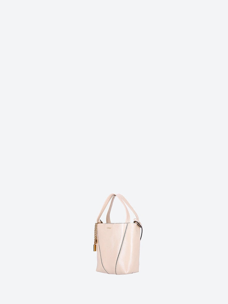 Chloe spin leather small tote bag 3