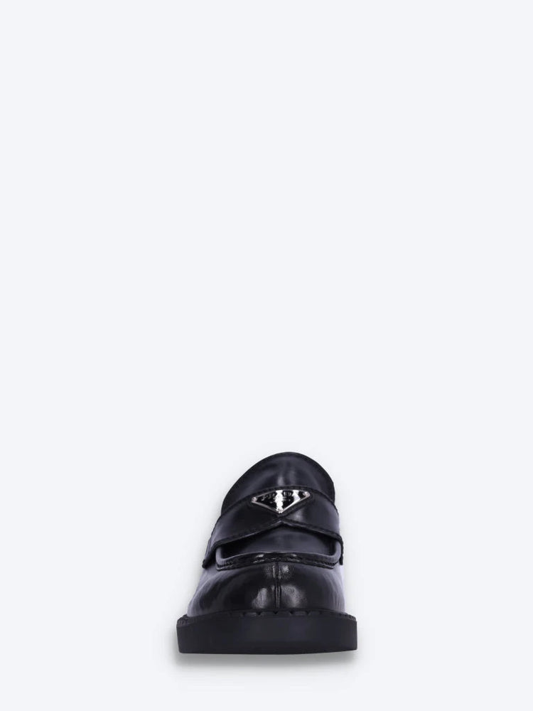 Mocassins en cuir brossé chocolat 3