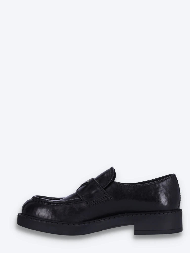 Mocassins en cuir brossé chocolat 4