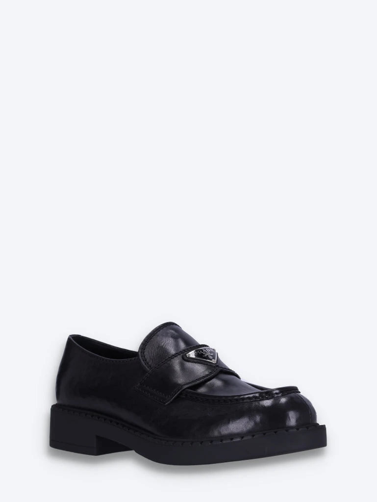 Mocassins en cuir brossé chocolat 2