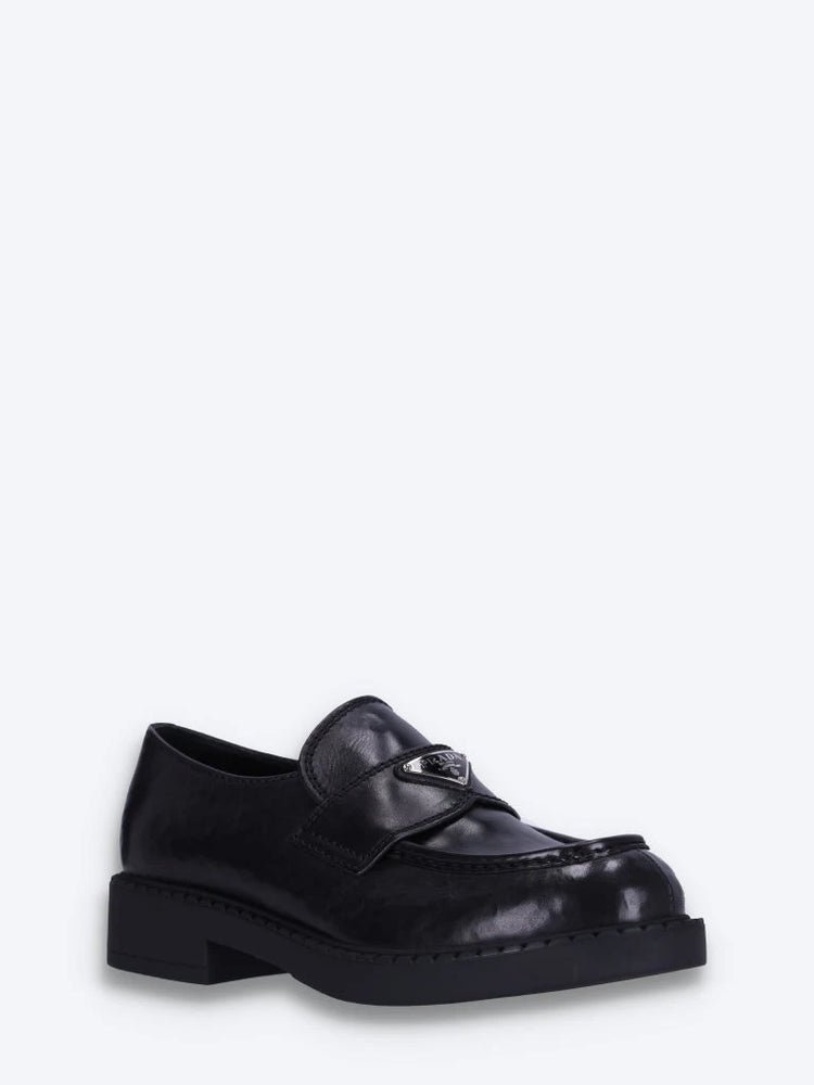 Mocassins en cuir brossé chocolat 2
