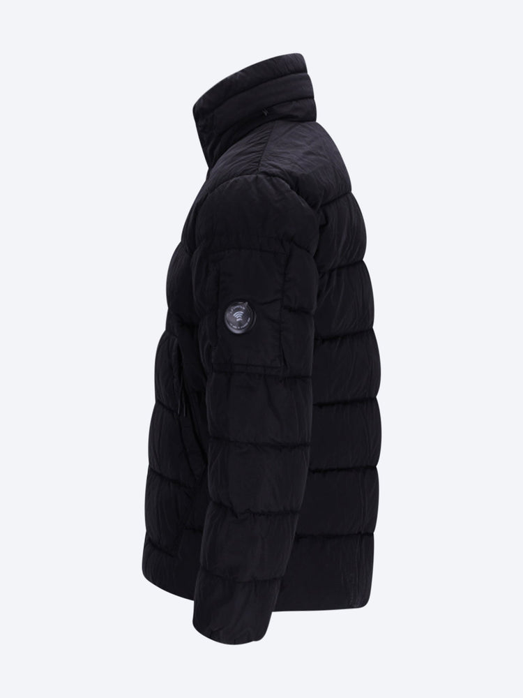 Chrome-r hooded lens down jacket 2