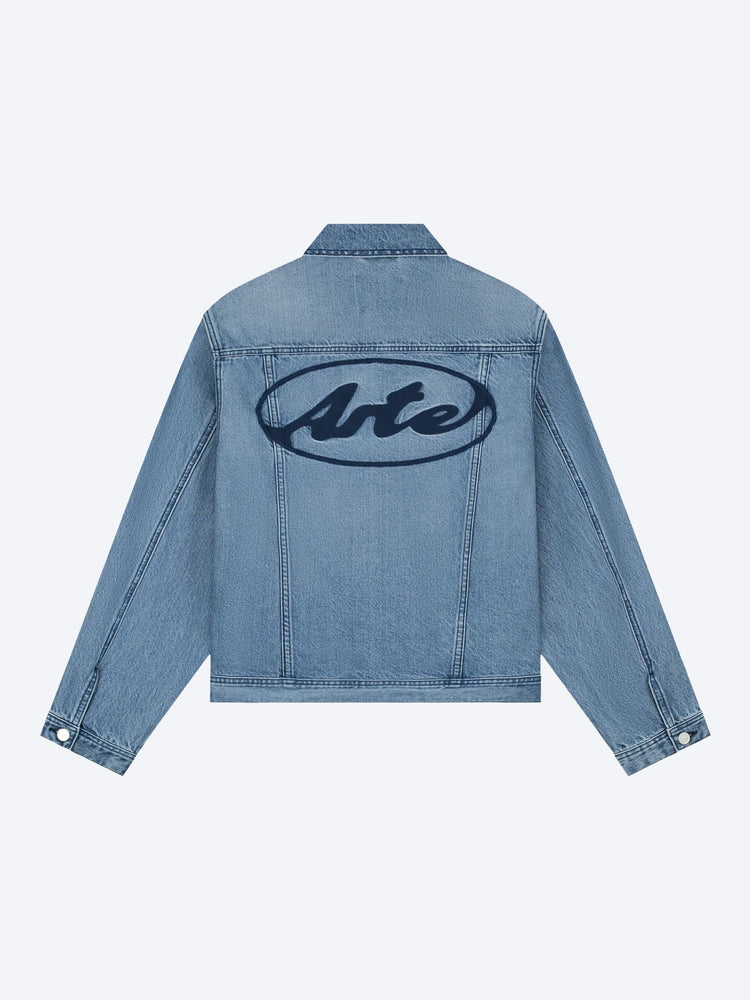 Circle logo jeans jacket 1