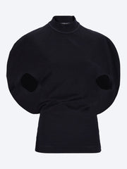 Circular pattern jersey top ref: