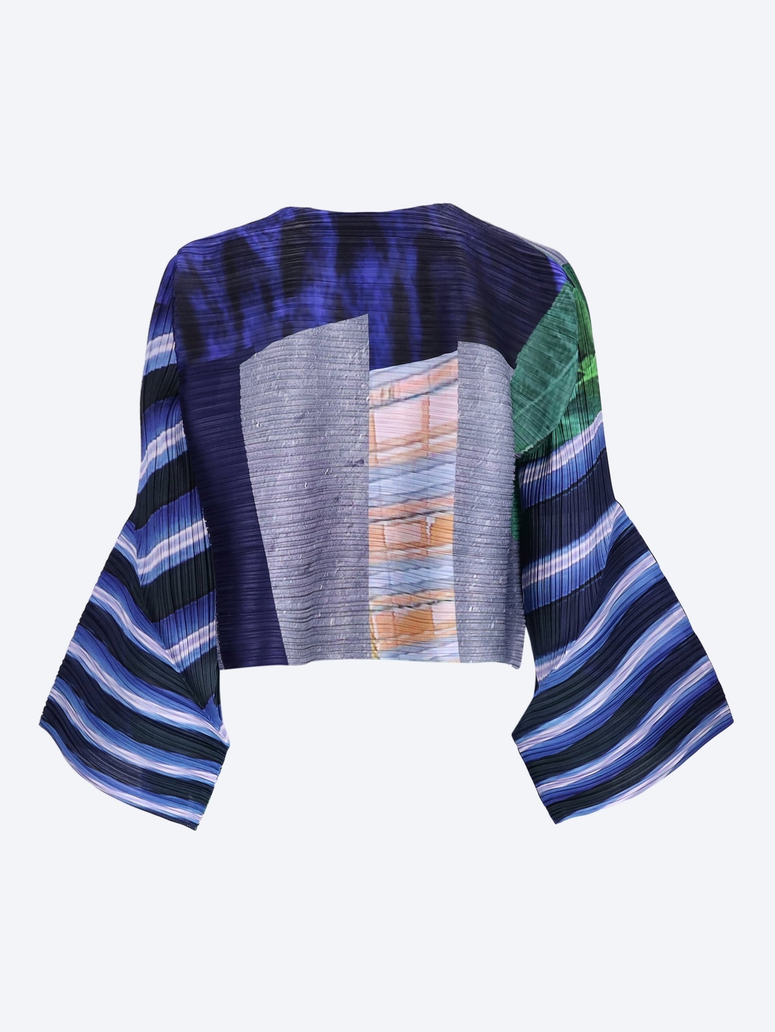 City collage cardigan 3