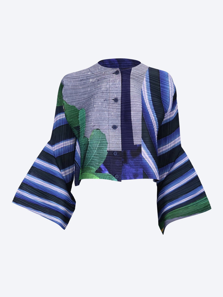 City collage cardigan 1