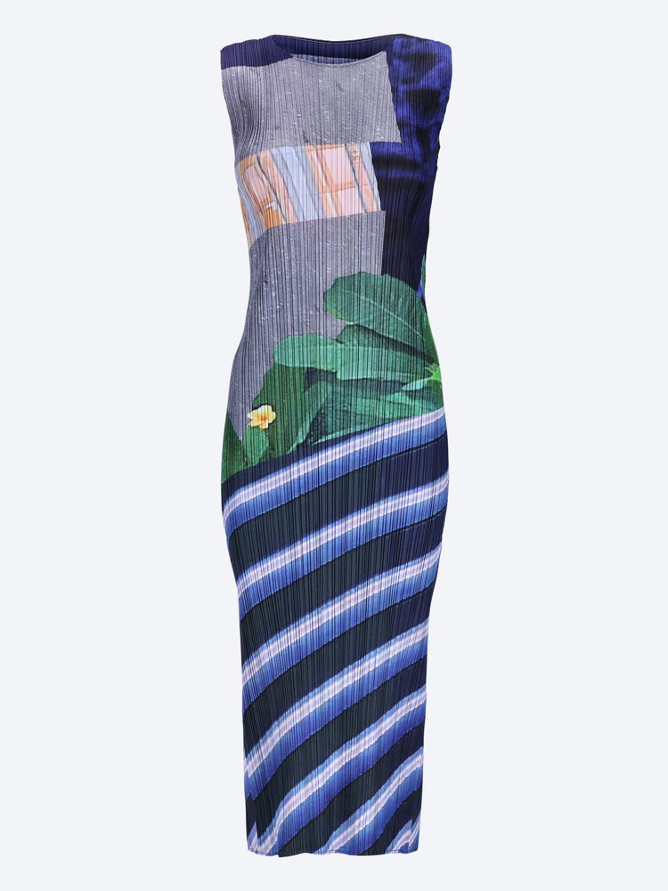 City collage dress 1