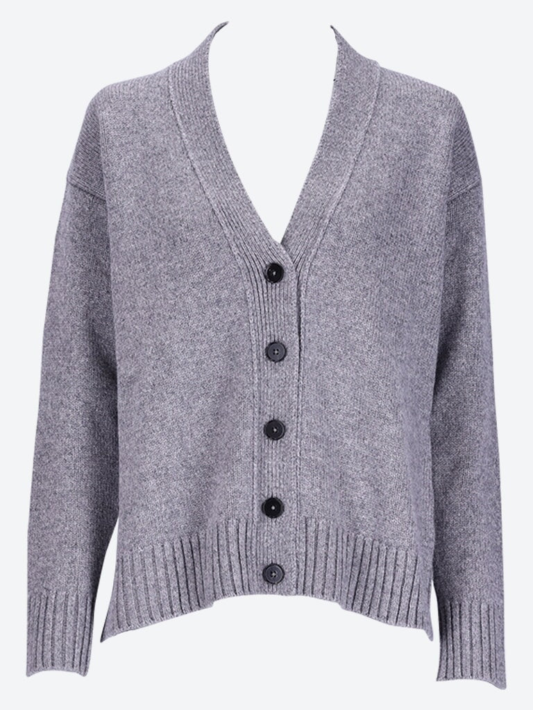 Classic chunky cashmere cardigan 1