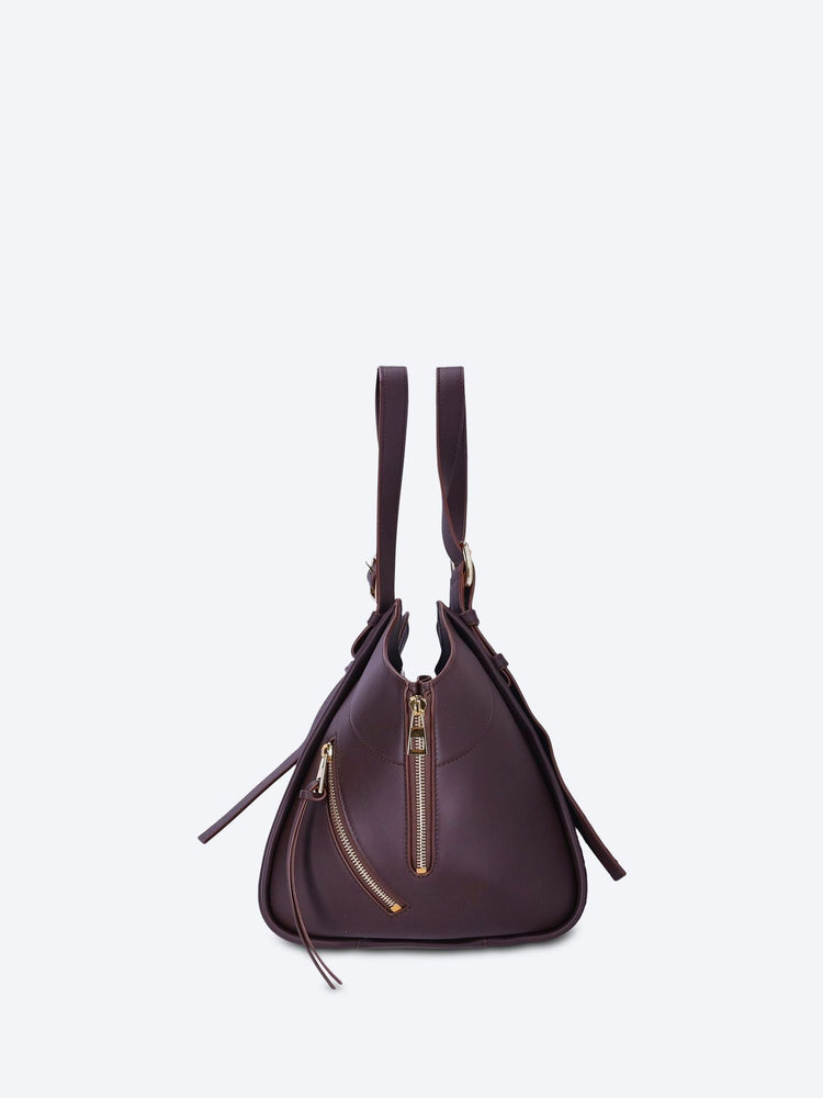 Classic leather hammock flip bag 4
