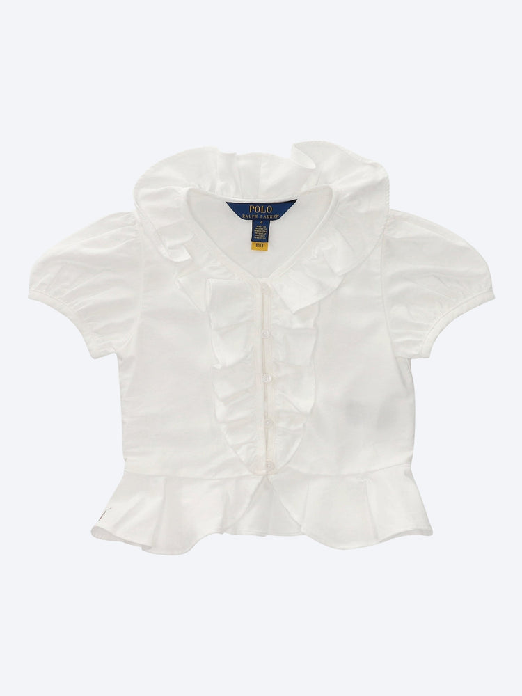 Classic oxford button front shirt 1